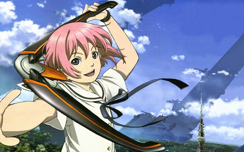 anime girl with sword