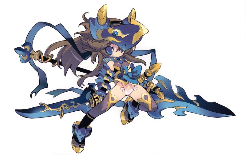 anime girl with sword