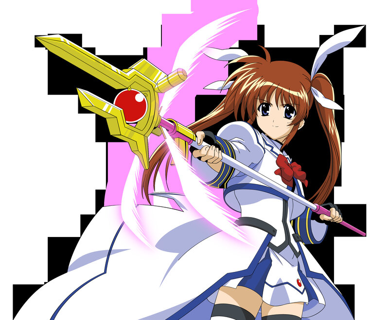 anime girl with sword
