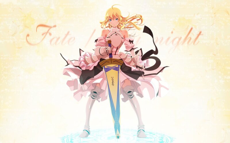 anime girl with sword
