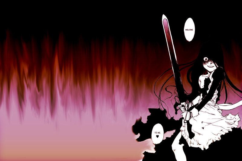 anime girl with sword