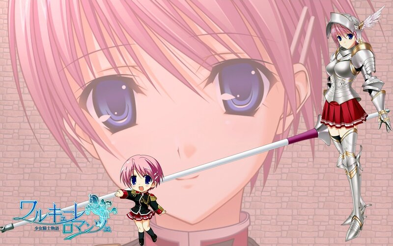 Anime girl with sword