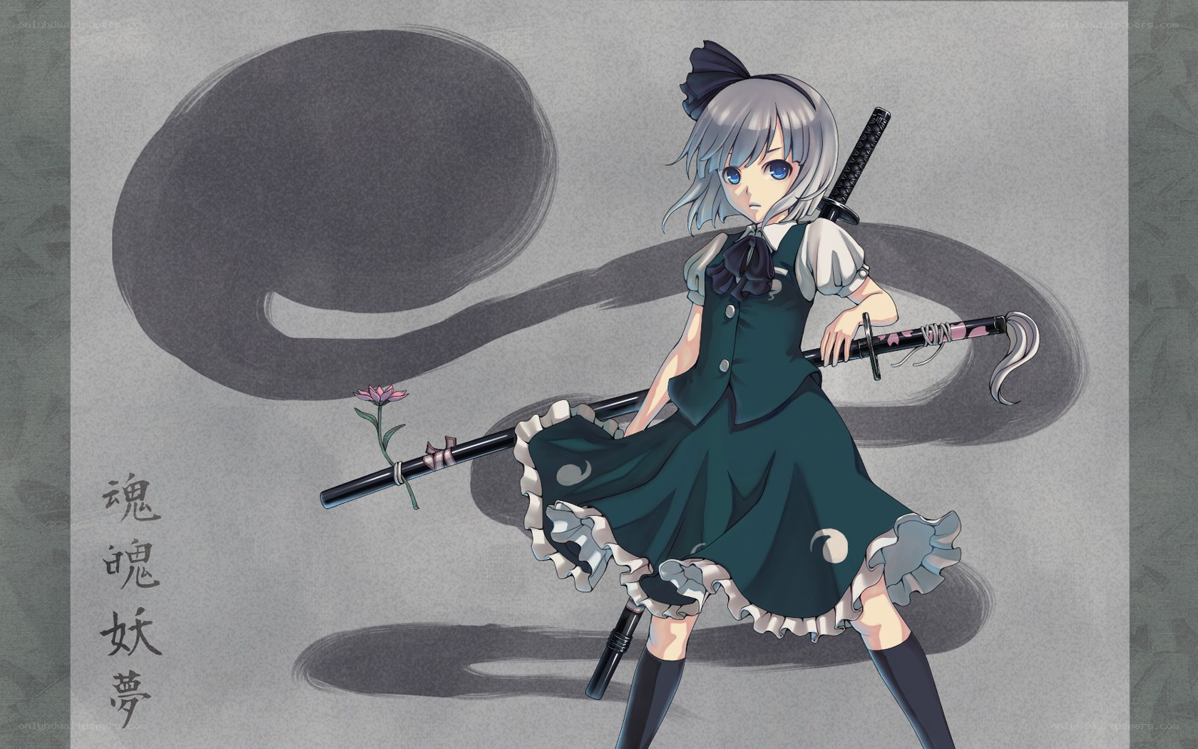 anime girl with sword