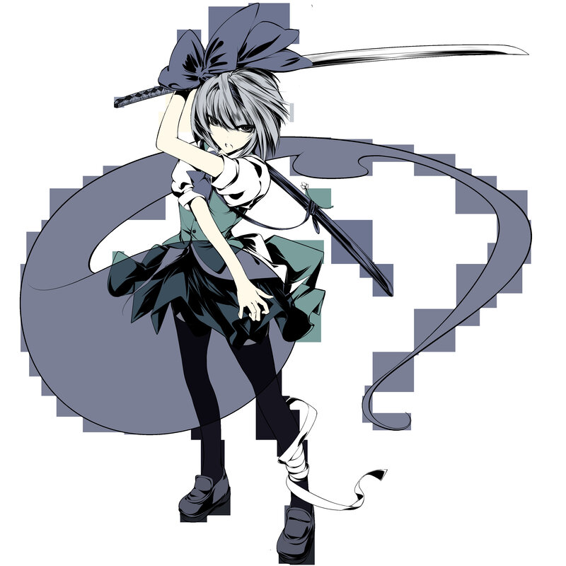 anime girl with sword