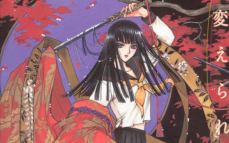 anime girl with sword