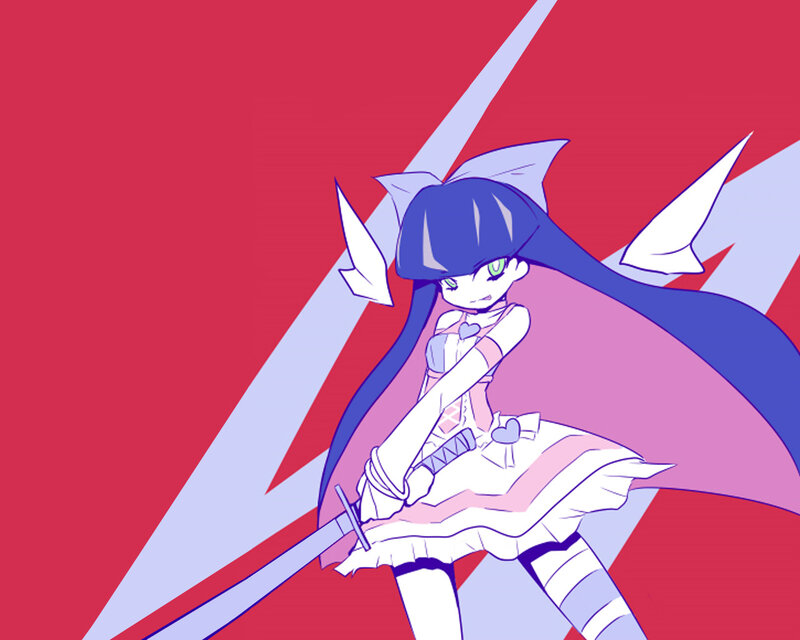 anime girl with sword
