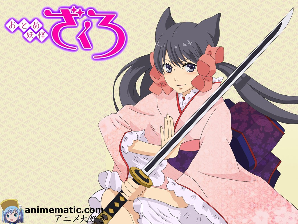 Anime girl with sword