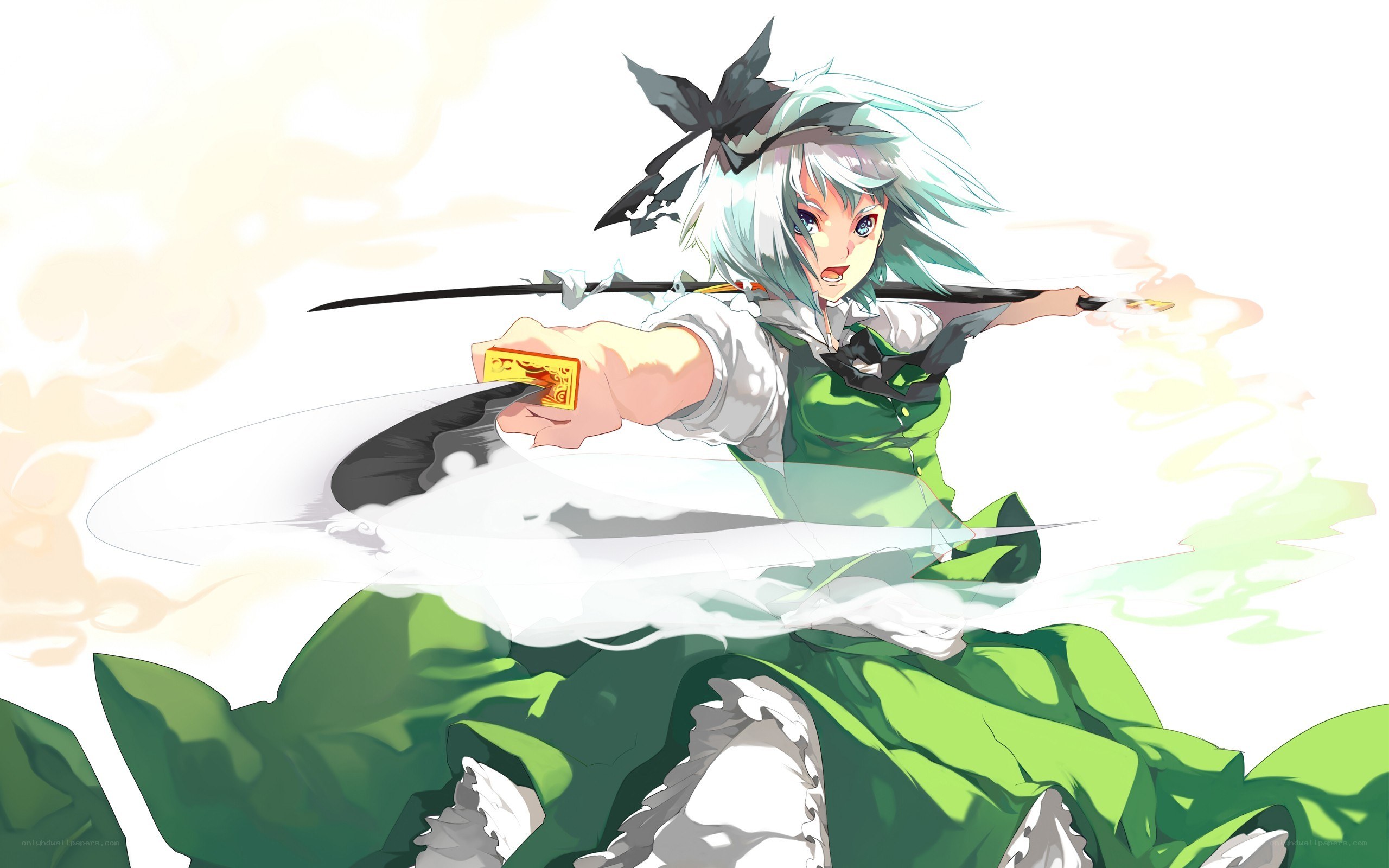 anime girl with sword