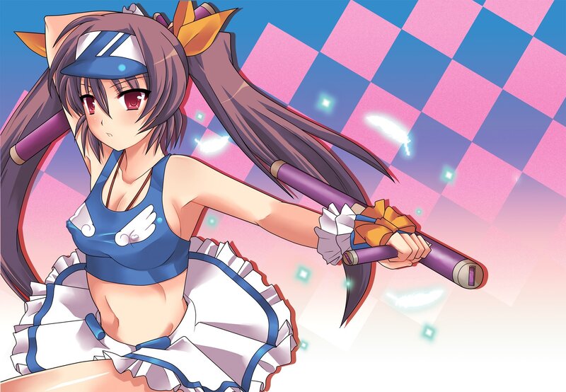anime girl with sword