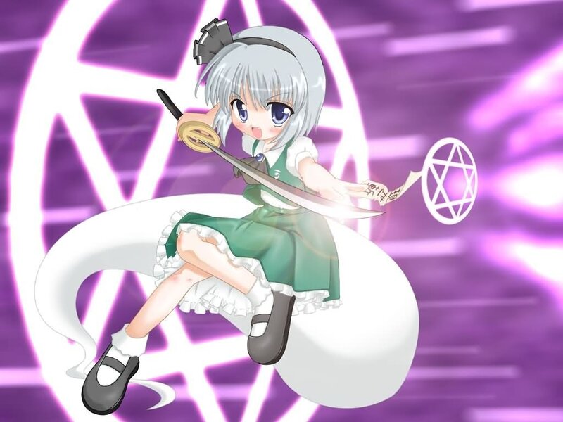 anime girl with sword