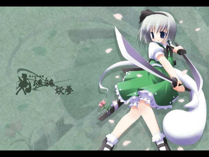 Anime girl with sword