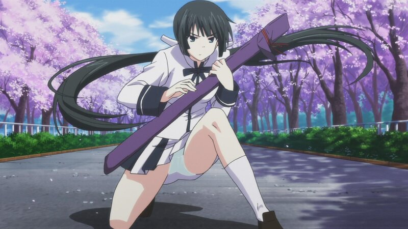 anime girl with sword