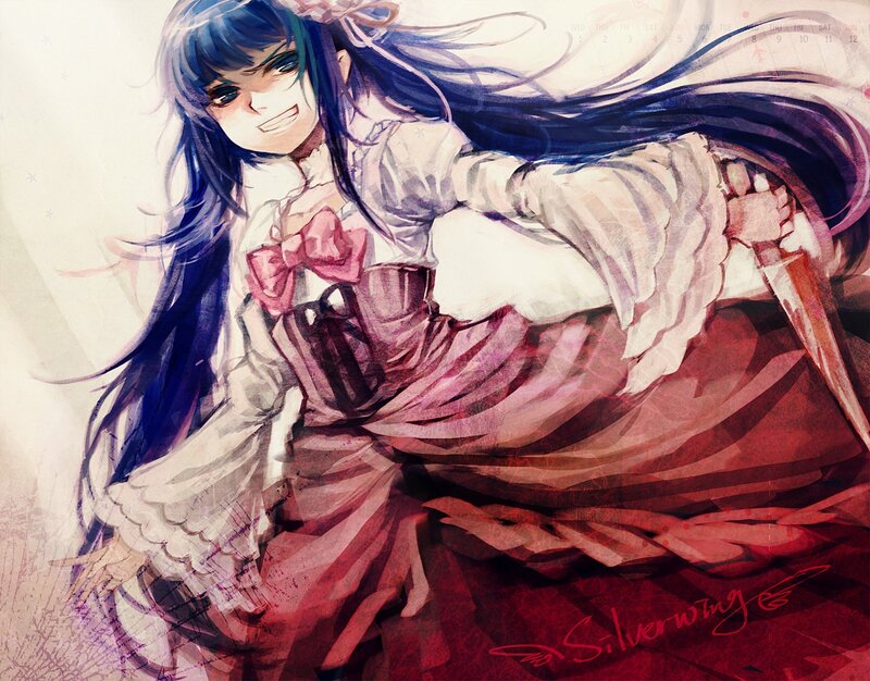 anime girl with sword