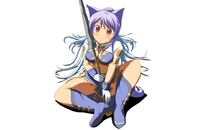 anime girl with sword