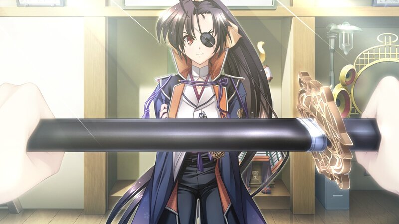 anime girl with sword