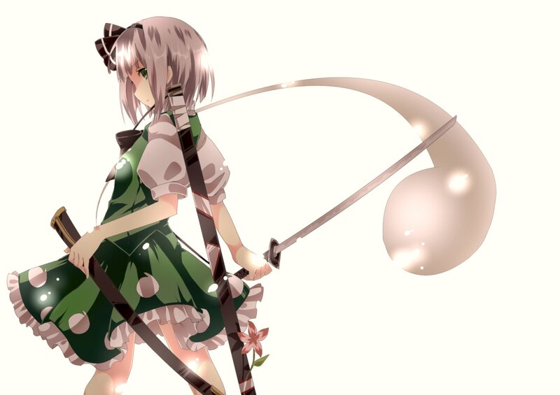 anime girl with sword