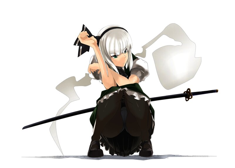 anime girl with sword