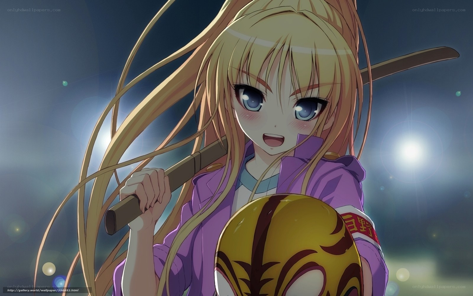 anime girl with sword