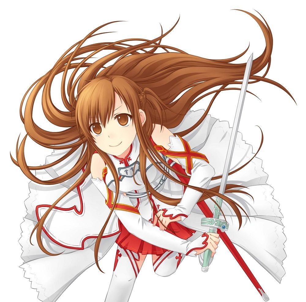 anime girl with sword