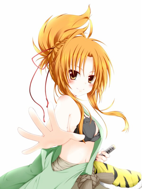 anime girl with sword