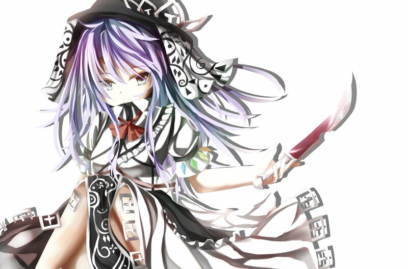 anime girl with sword
