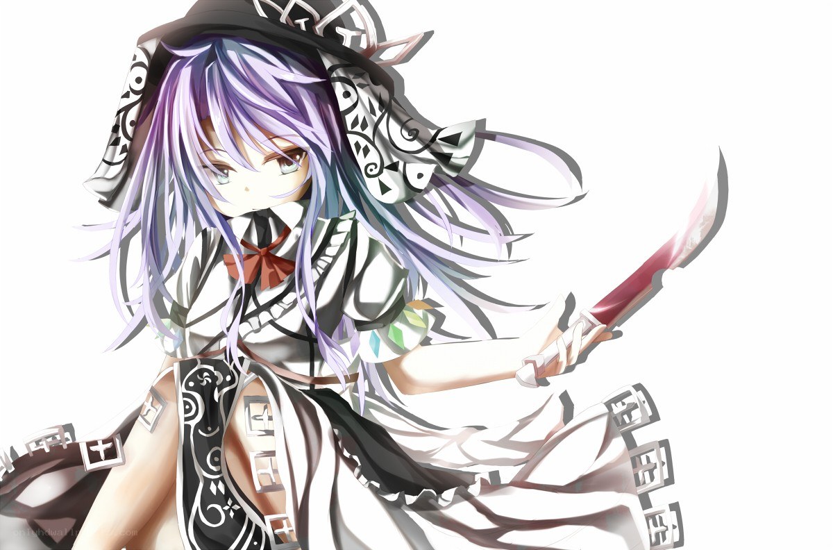 anime girl with sword