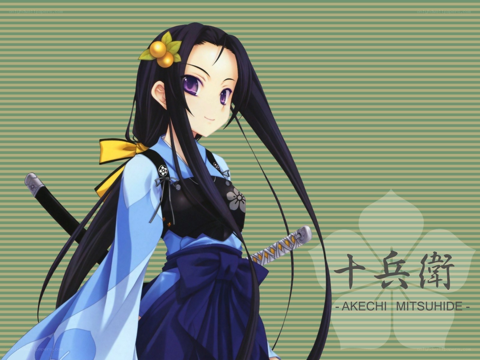 Anime girl with sword