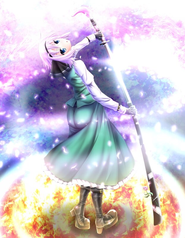 anime girl with sword