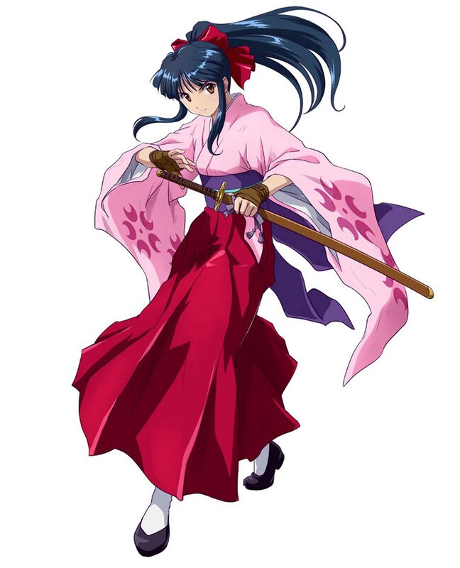 anime girl with sword