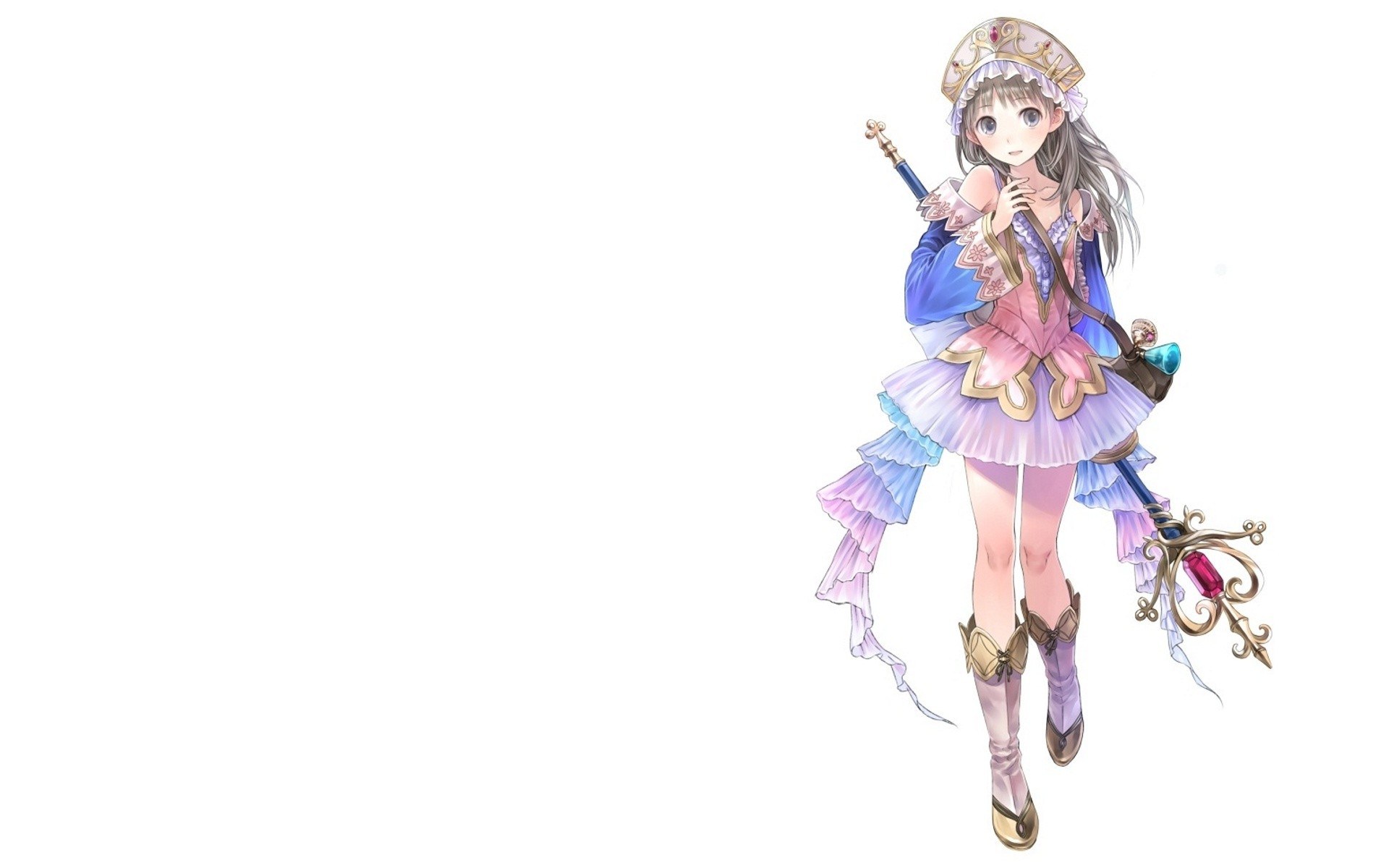 anime girl with sword