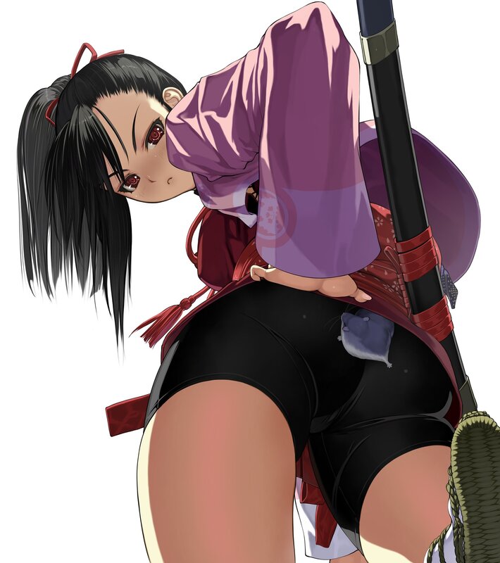 anime girl with sword