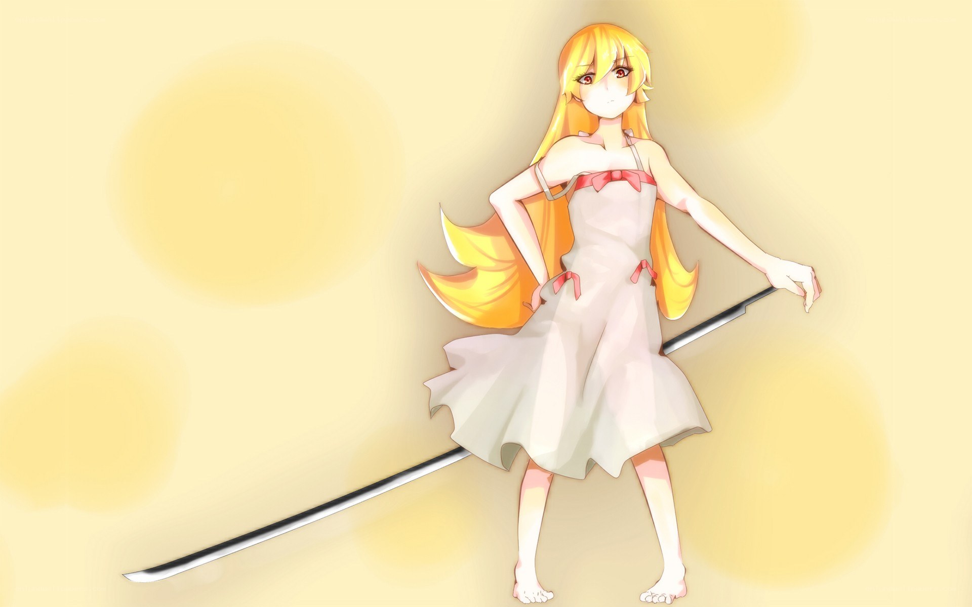 Anime girl with sword