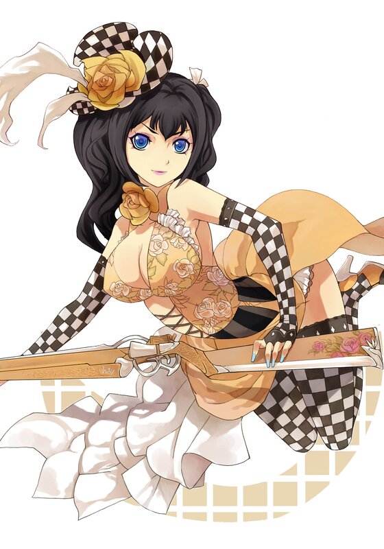 anime girl with sword