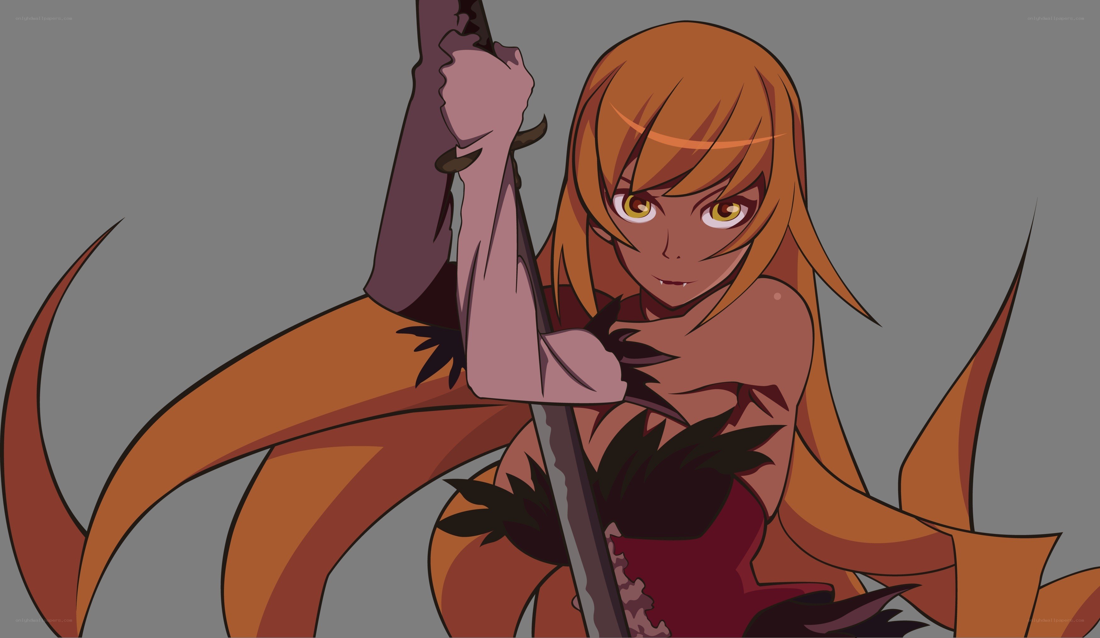 anime girl with sword