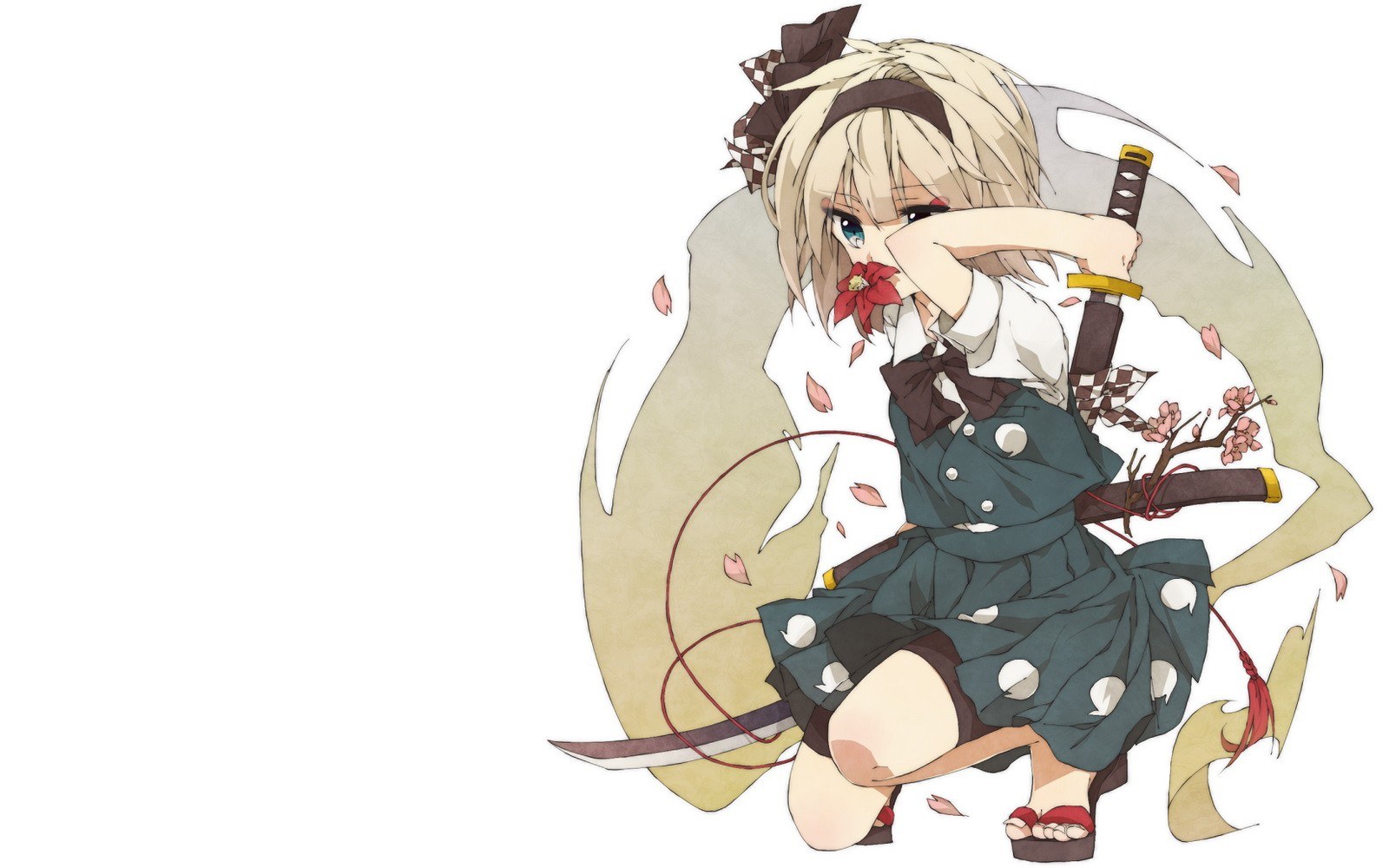 anime girl with sword