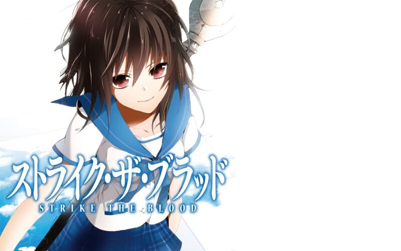 Anime Girl with Sword — Blue, Determined, School Uniform