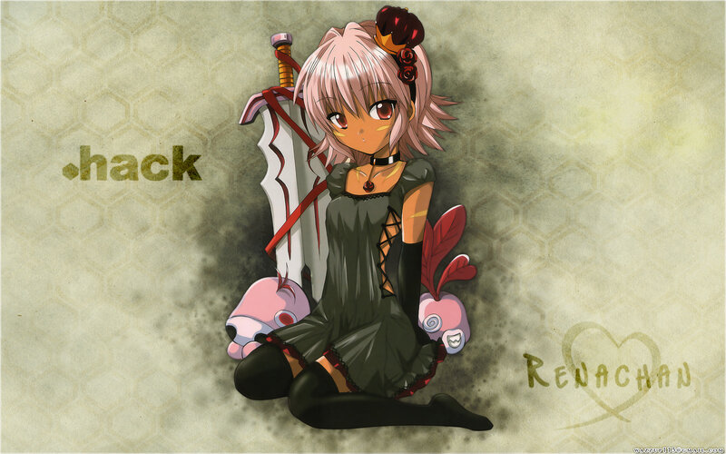 Anime Girl with Sword — Green, Dramatic, Doll
