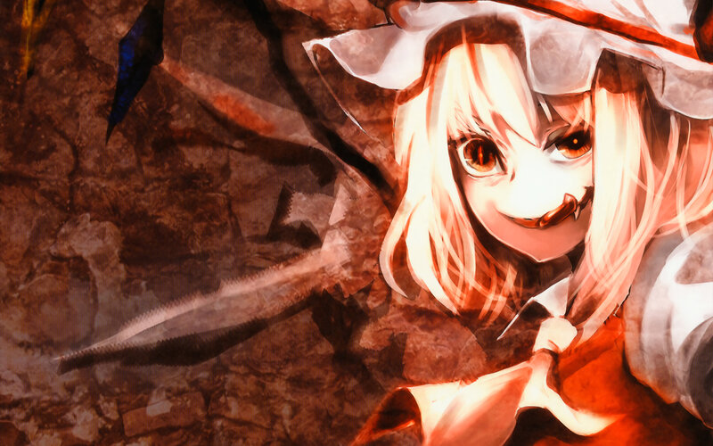 Anime Girl with Sword — Red, Dramatic, Manga, Hat