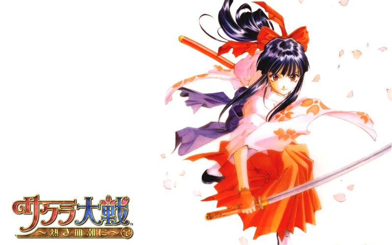 Anime Girl with Sword — Red, Dynamic, Spring, Manga