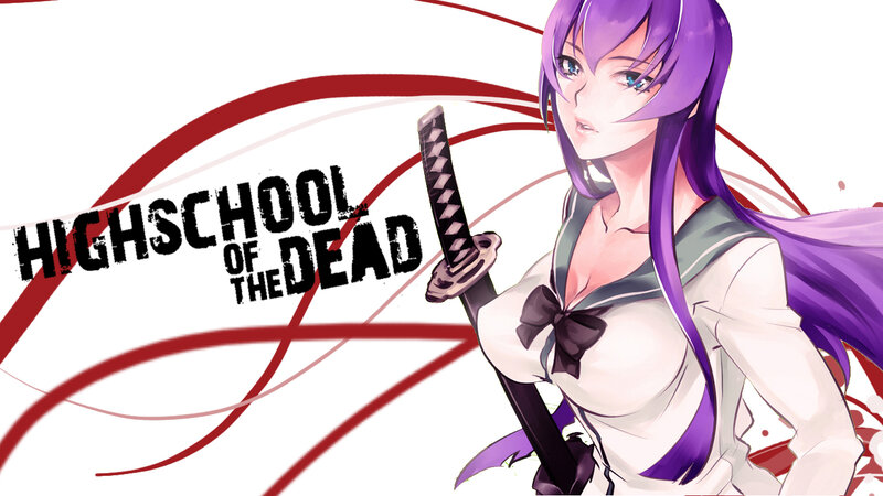 Anime Girl with Sword — White, Dramatic, School Uniform