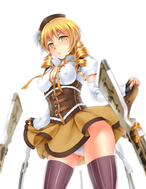 anime girl with swords