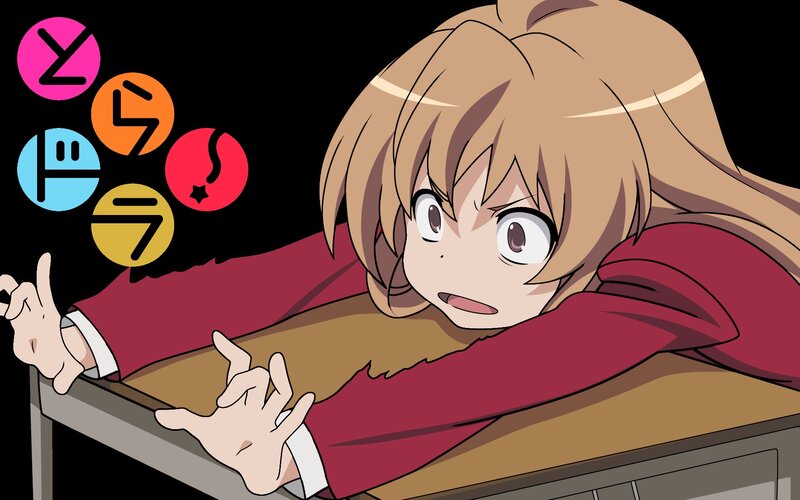anime girl with symbols