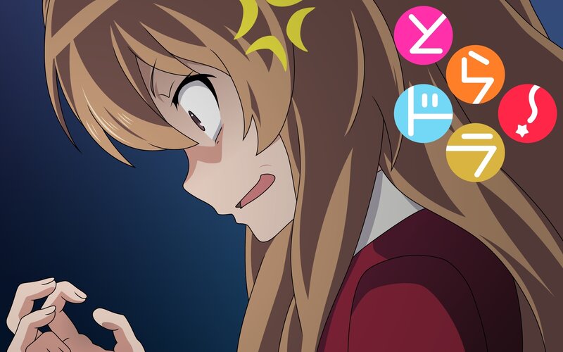 anime girl with symbols