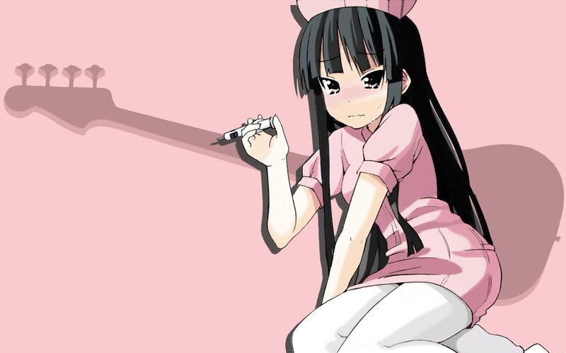 anime girl with syringe