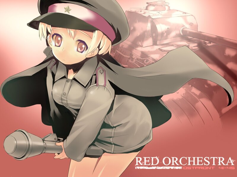 Anime girl with tank