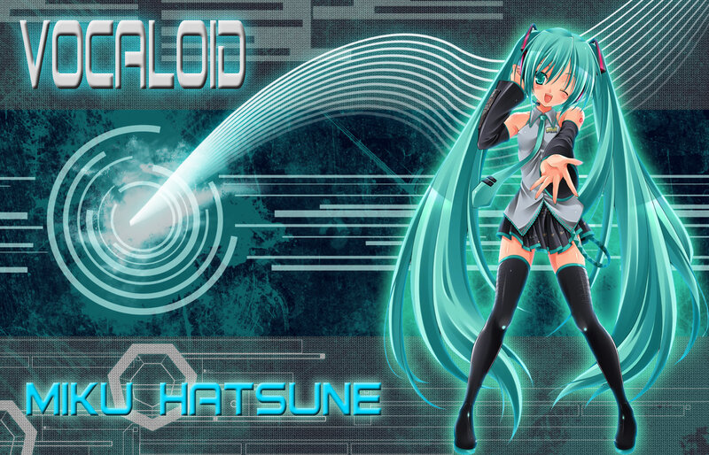 Anime Girl with Teal Hair — Energetic, Digital Art