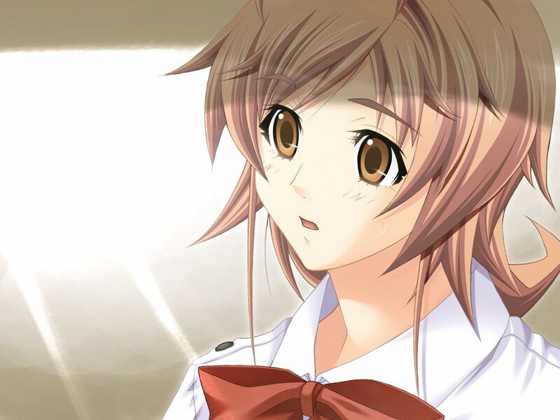 anime girl with tear