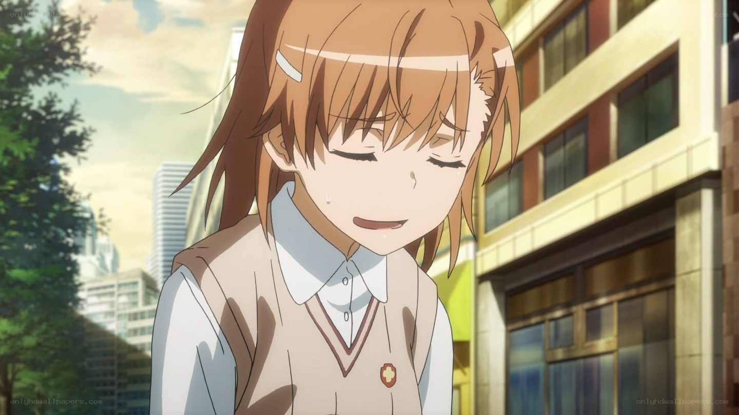 anime girl with tear