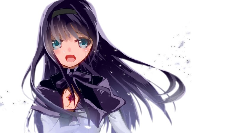 anime girl with tears