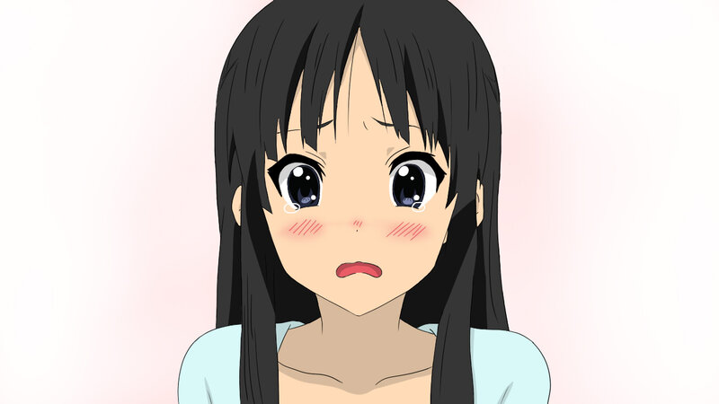 anime girl with tears
